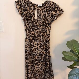 Sienna Sky Animal Print Wrap Dress